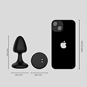 Unlock intense anal pleasure with our remote impacting butt plug, engineered for deep, rhythmic stimulation.